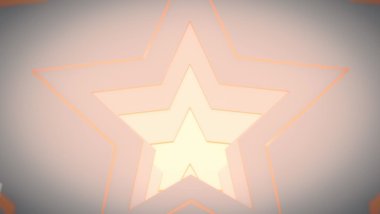estrellas de túnel de bucle abstracto