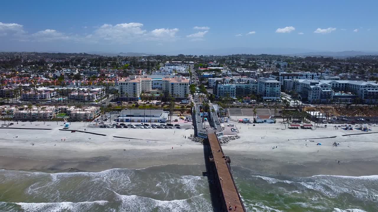 медленный зум для посадки на пирс в оушенсайде 2.7k