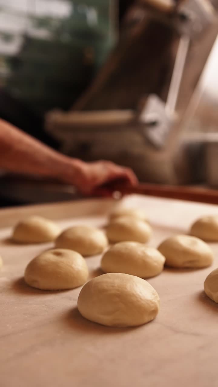 Preparing Fresh Dough for Baking