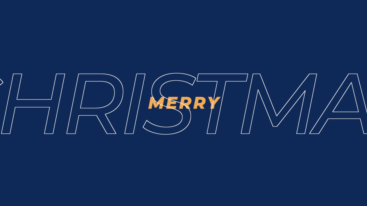 Buon Natale su gradiente blu