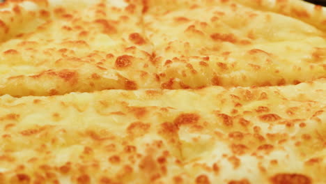 close up view of khachapuri