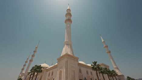 white mosque exterior