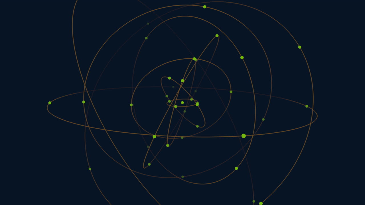 голубой фон со спиральным круговым рисунком точек