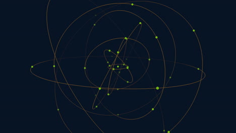 fondo azul con un patrón circular en espiral de puntos