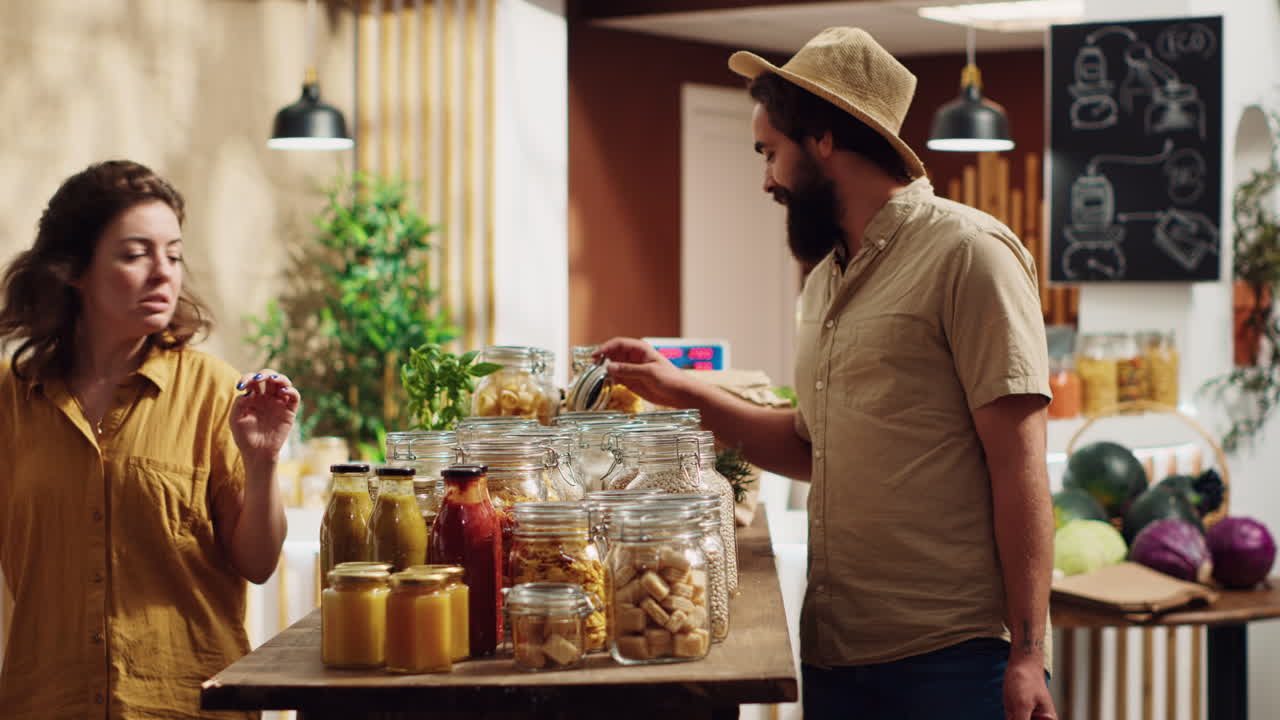 supermercado dirigido por un anciano tendero