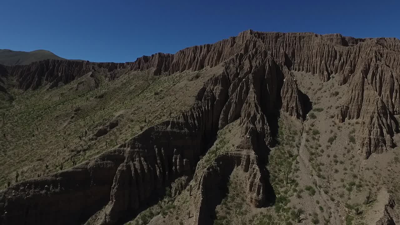 드론이 있는 공중 장면