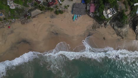 Paraíso-Costero-Idílico-De-Mazunte,-Oaxaca,-México