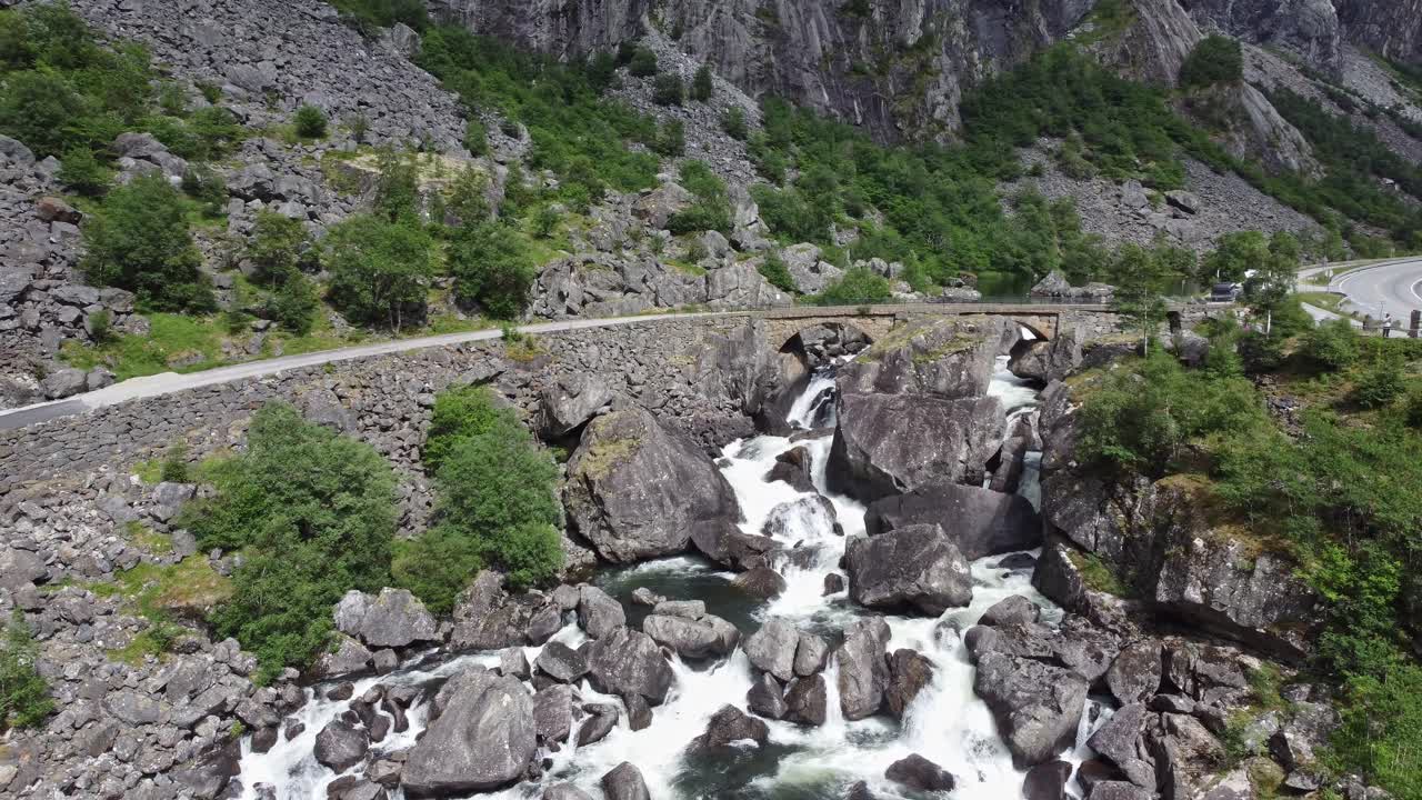 vista superior del fiordo de eidfjord