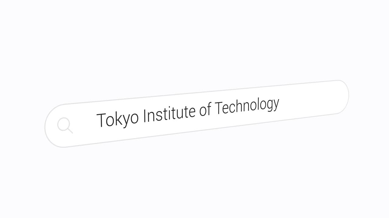escribiendo el instituto de tecnología de tokio en el motor de búsqueda