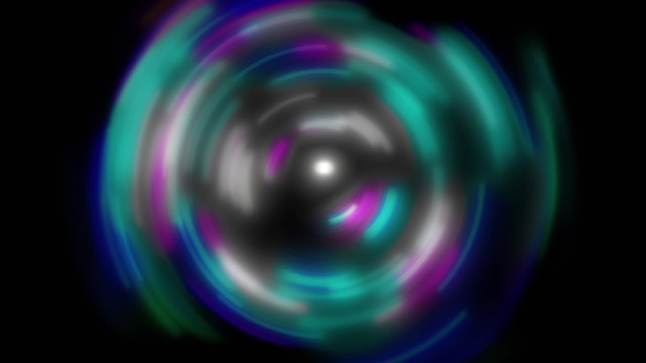 un remolino circular abstractamente colorido