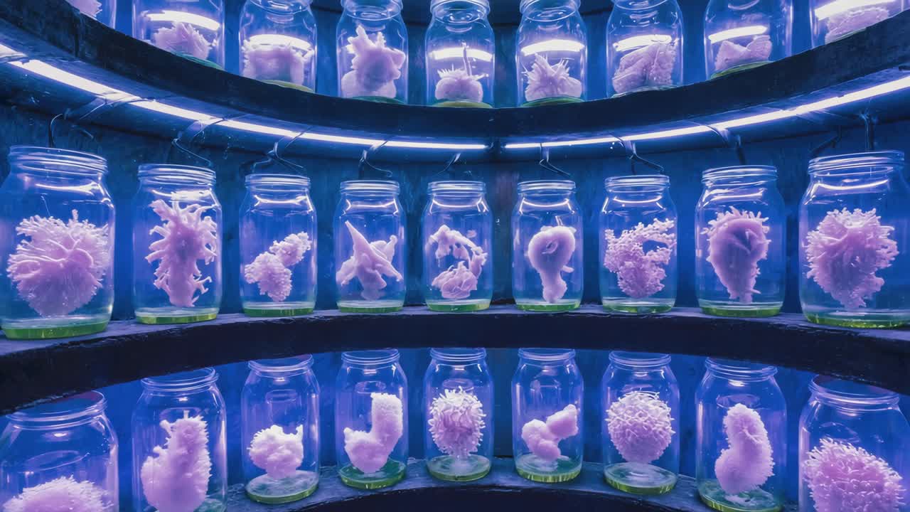 Marine Specimens in Jars
