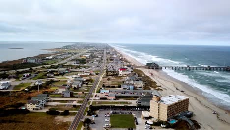 Aerial-Pullout-Nags-Head-NC,-Nags-Head-North-Carolina-in-4k