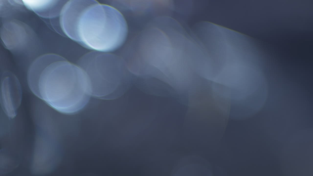 Effetto bokeh di luce astratto su sfondo scuro