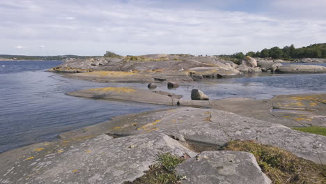 bohuslan coast on sunny day