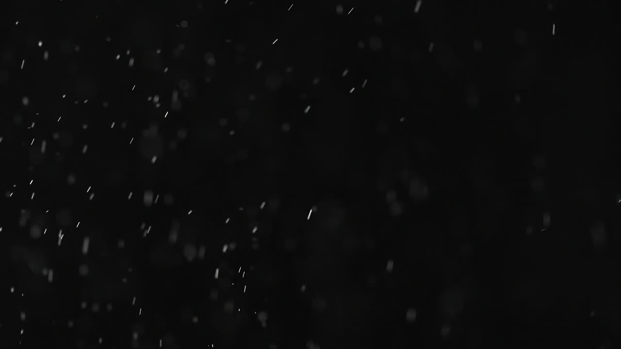 폭풍우 치는 눈 입자 장면