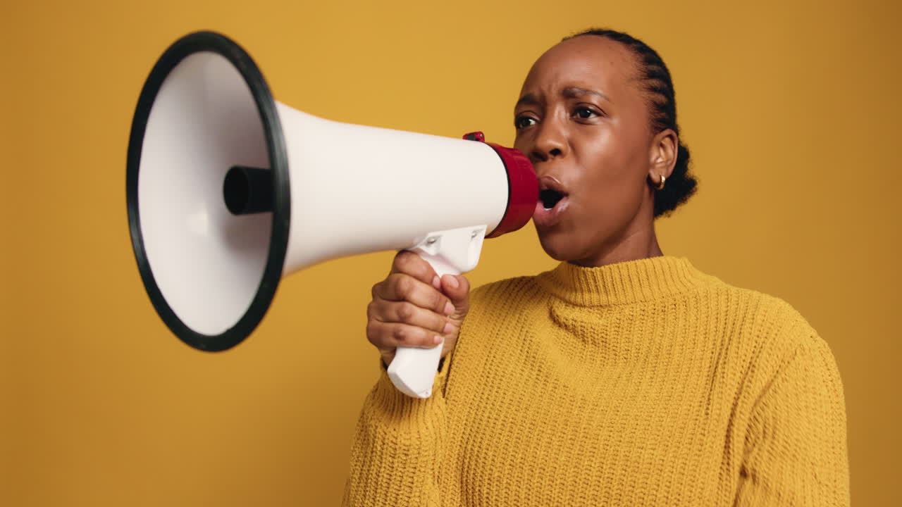 Woman with Megaphone