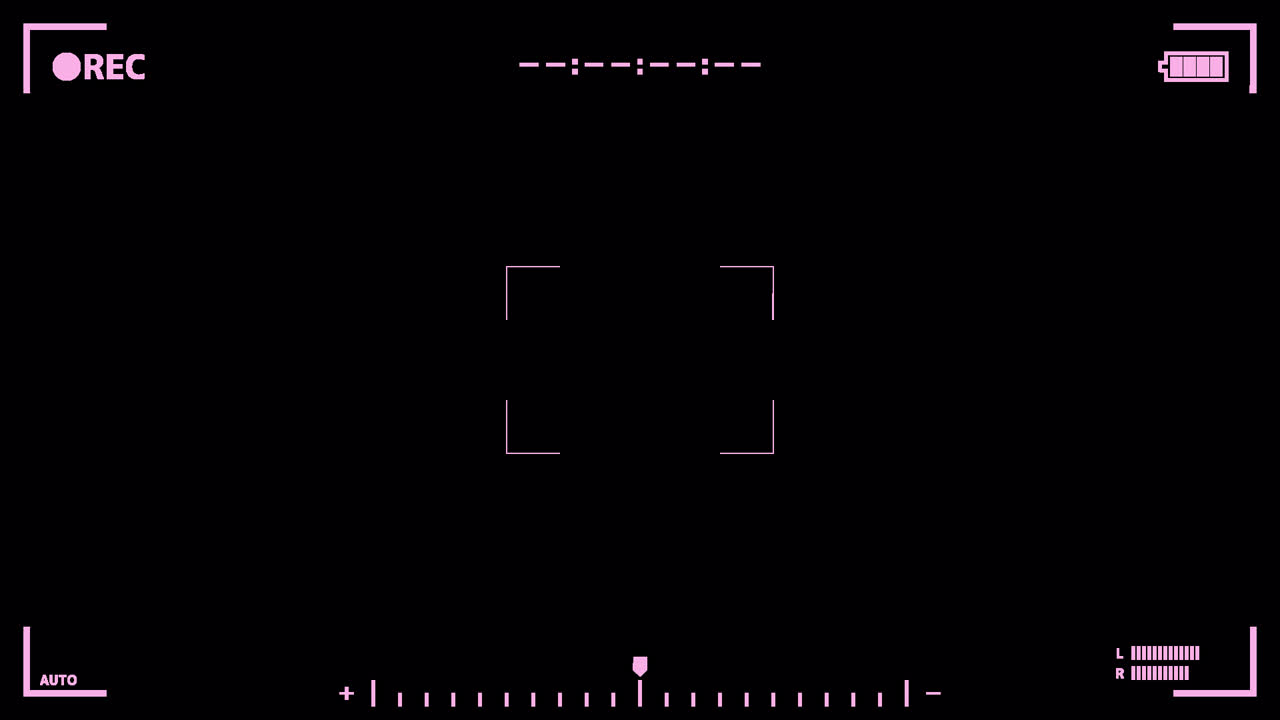 el marco de la cámara rec superposición animada. 1080p - 30 fps - canal alfa (5)