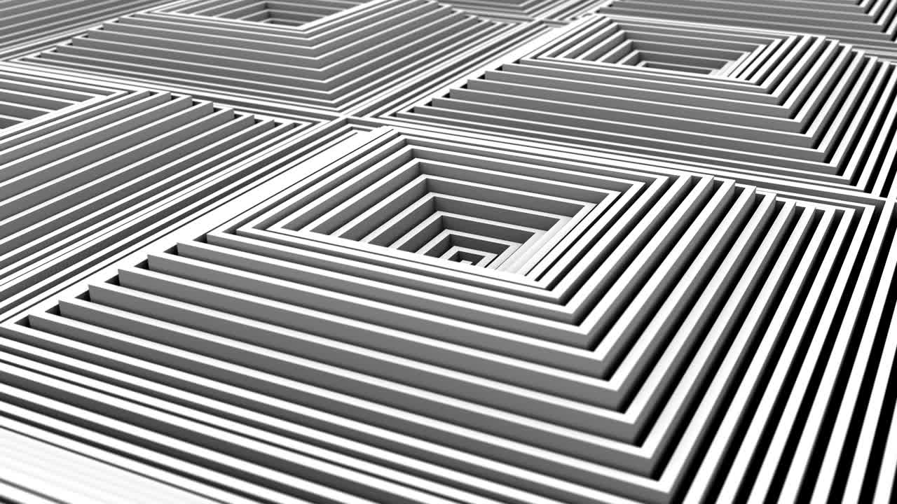 Squares Formed A Wave