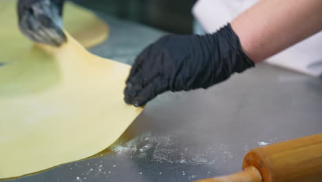 preparación de la masa para productos horneados