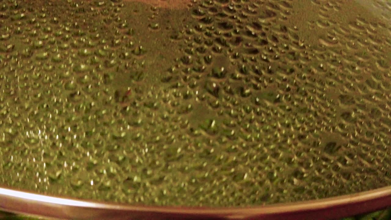 슬로우 모션 요리 녹색 콩