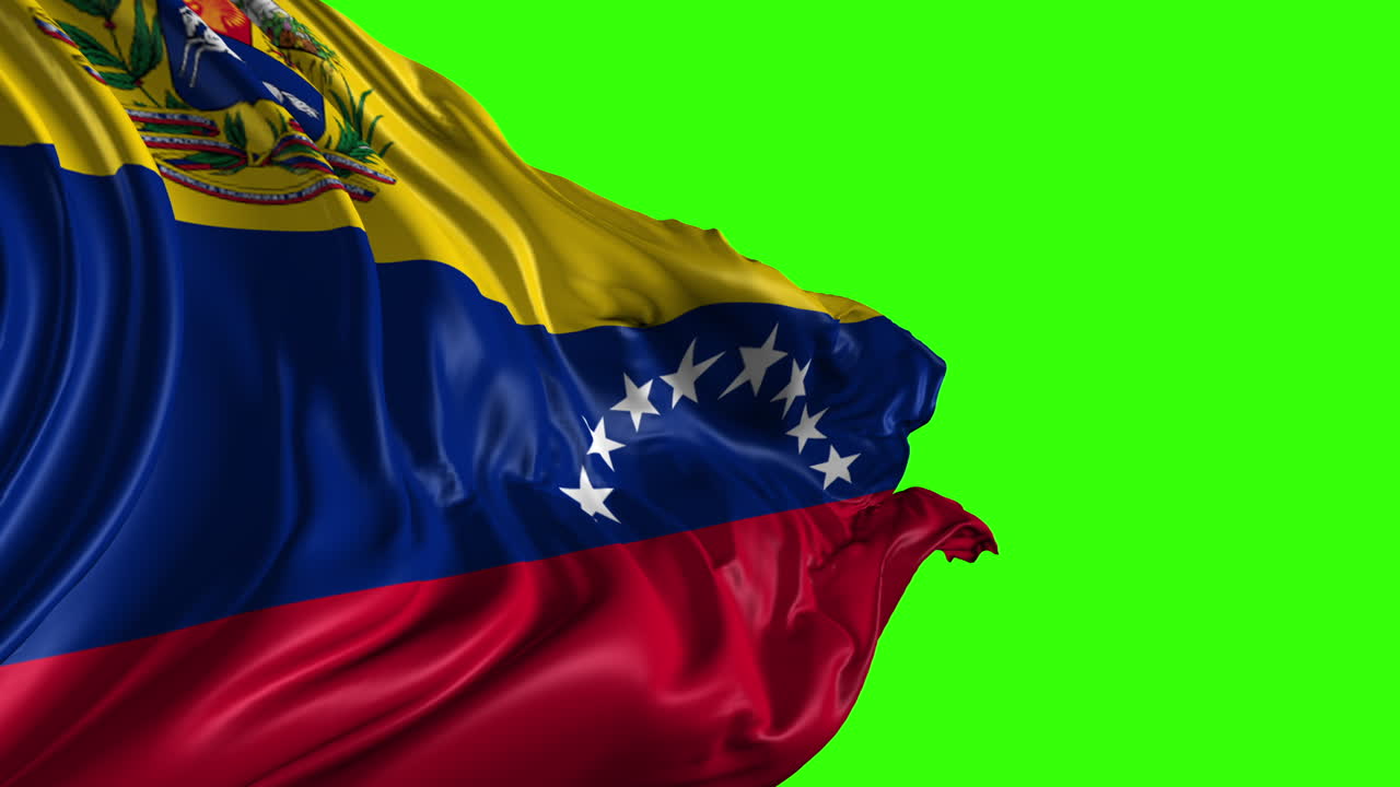 Venezuela flag waving