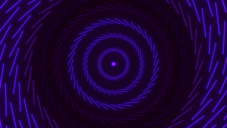 purple spiral neon lines in vertigo