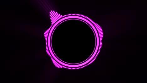 colorful bright abstract audio spectrum lines background pink