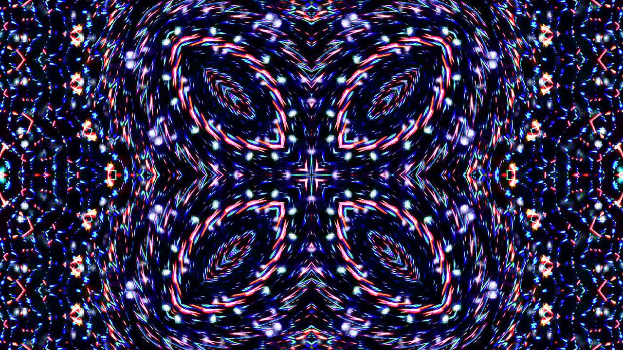 líneas coloridas ondas brillantes forma fondo caleidoscopio resumen