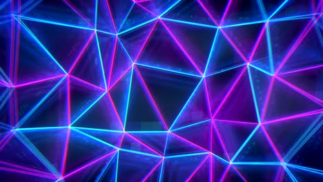 neon baja poli malla 3d hacer animación de bucle sin costuras