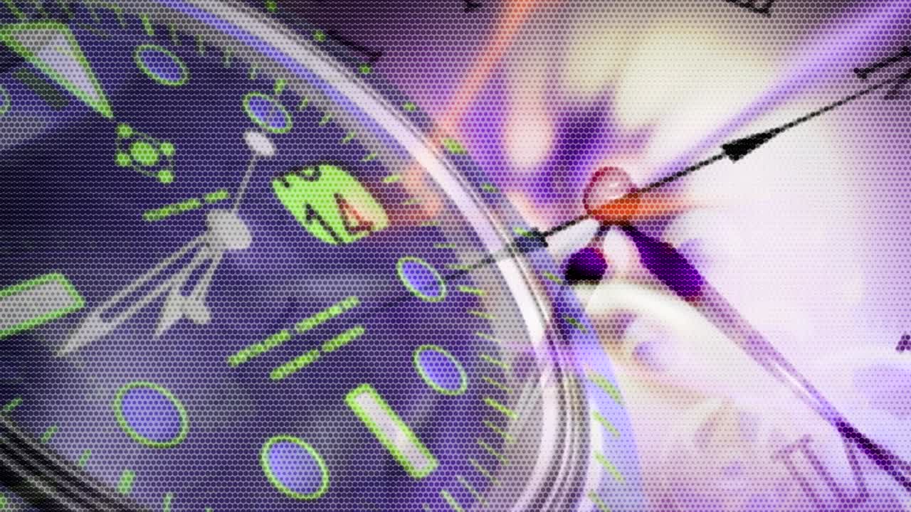 fondo animado en movimiento que muestra estilo de matriz palabras generadas al azar letras números fuentes caracteres y símbolos