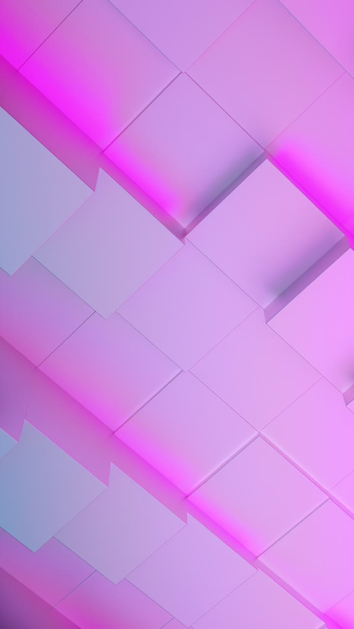 patrón geométrico abstracto con iluminación rosada