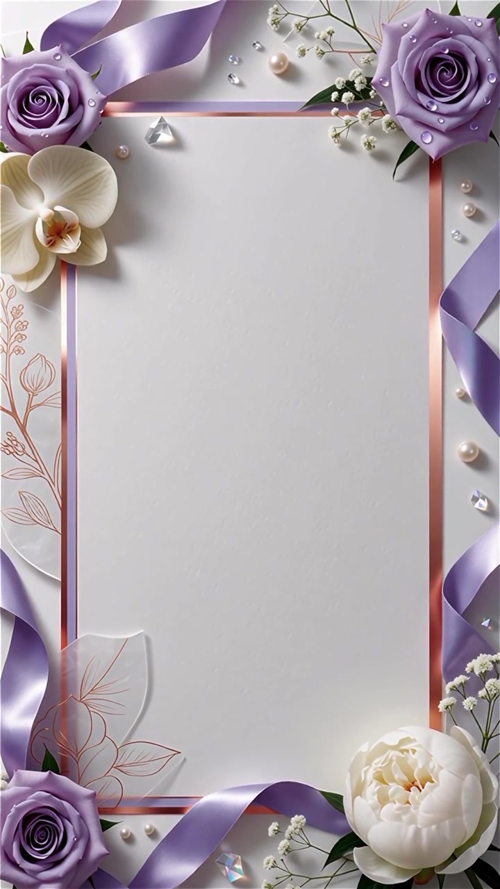 Sfondo per invito di matrimonio di lusso minimalista