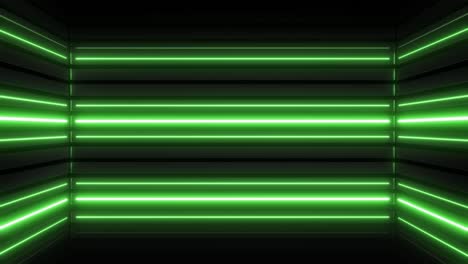 neon green room