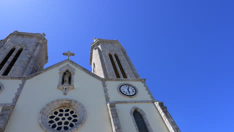 Dreharbeiten-Für-Eine-Kirche.-Außenaufnahme.-Dreh-POV