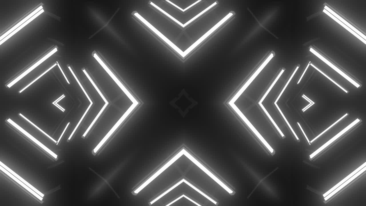 Abstract Neon Geometric Pattern