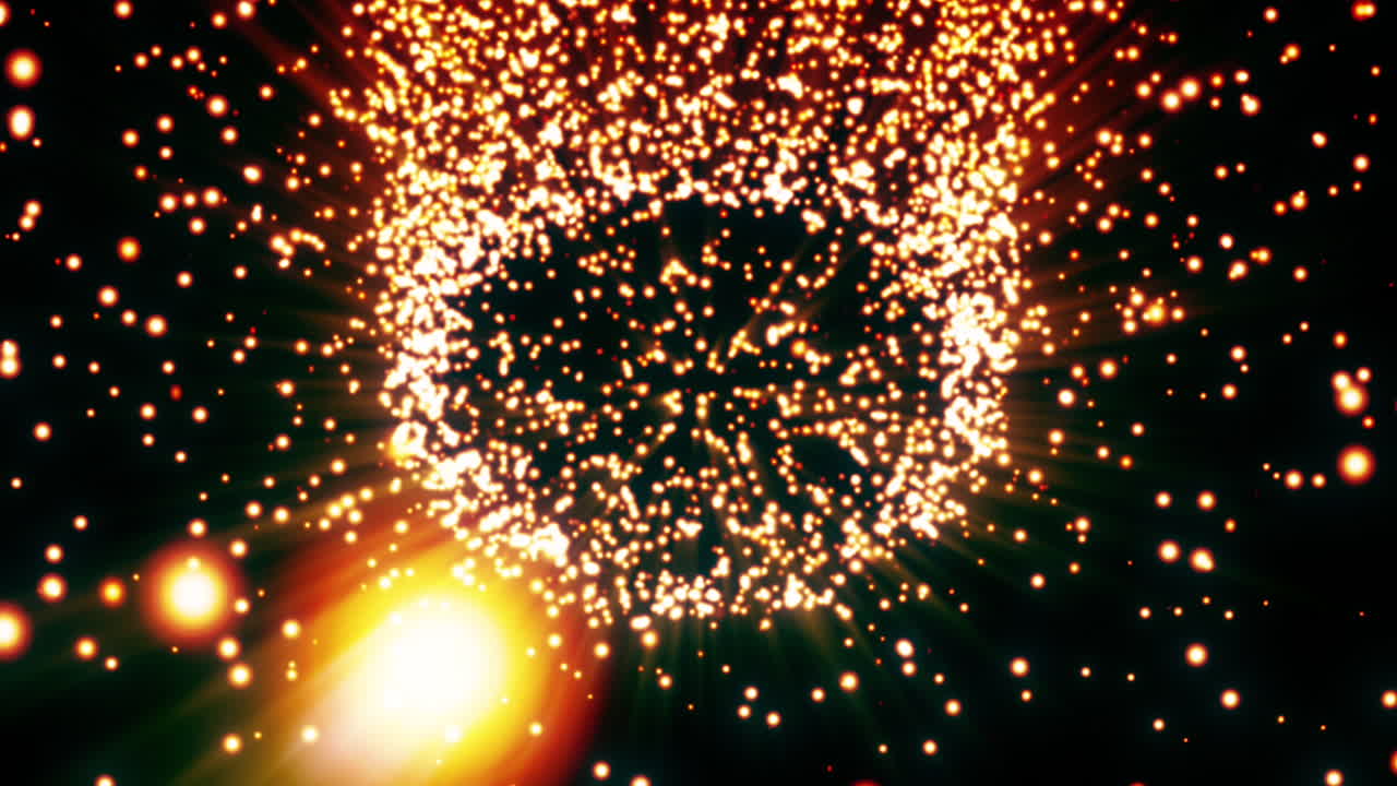 추상적인 반이는 구체 폭발