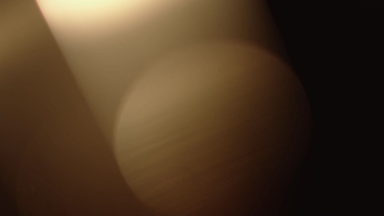 Sharp Cyan Anamorphic Flare Streak