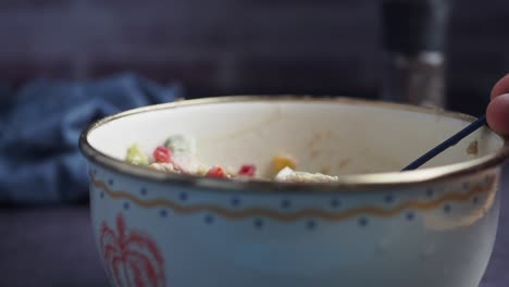 salad in a bowl