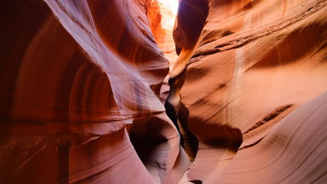 inside antelope canyon: abstract sandstone formations and light