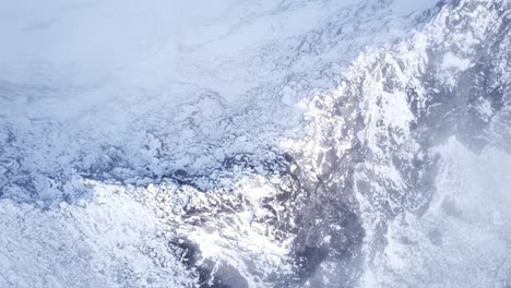 aerial view of cypres peak in canada