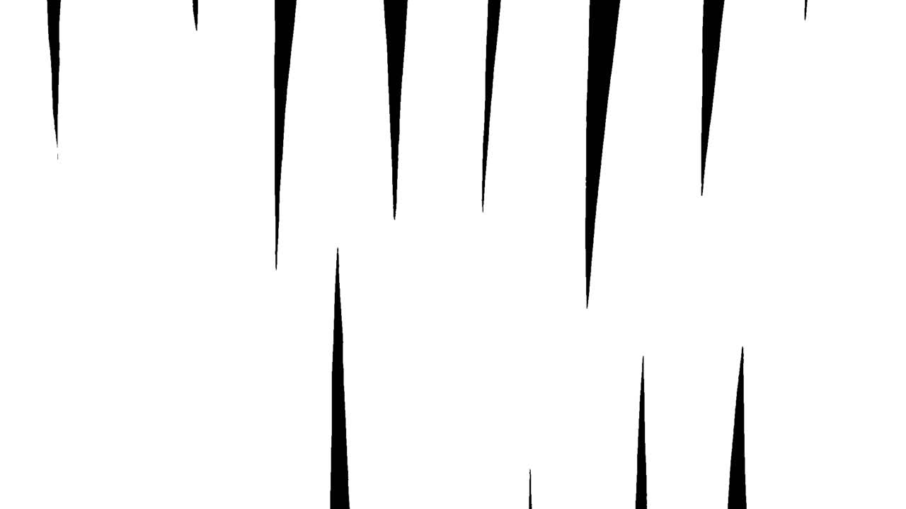 Abstract Black and White Split Screen with Jagged Edges