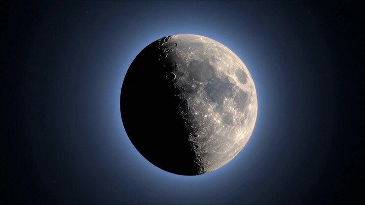 Time-lapse das Fases da Lua em Transição para Eclipse Solar