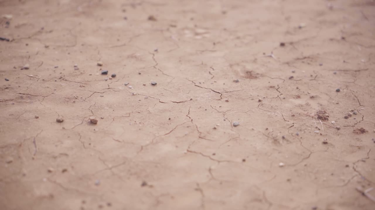 콜롬비아 사막의 마른 점토 질감 땅