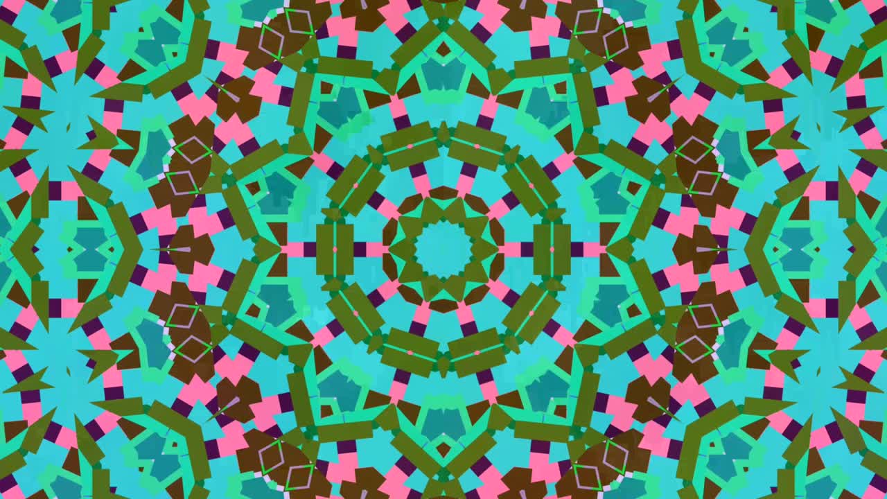 patrones de secuencia de caleidoscopio abstractos.