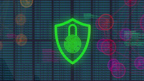 Animation-of-data-processing-over-padlock