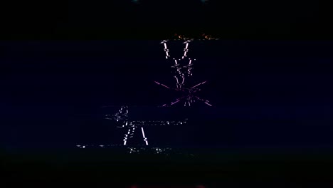 el fondo de la fiesta de glitch para la escena musical.