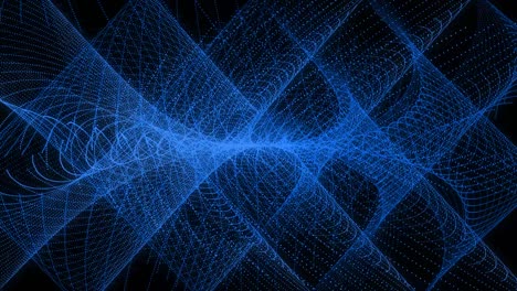 blue color dot shape pattern animation motion graphics
