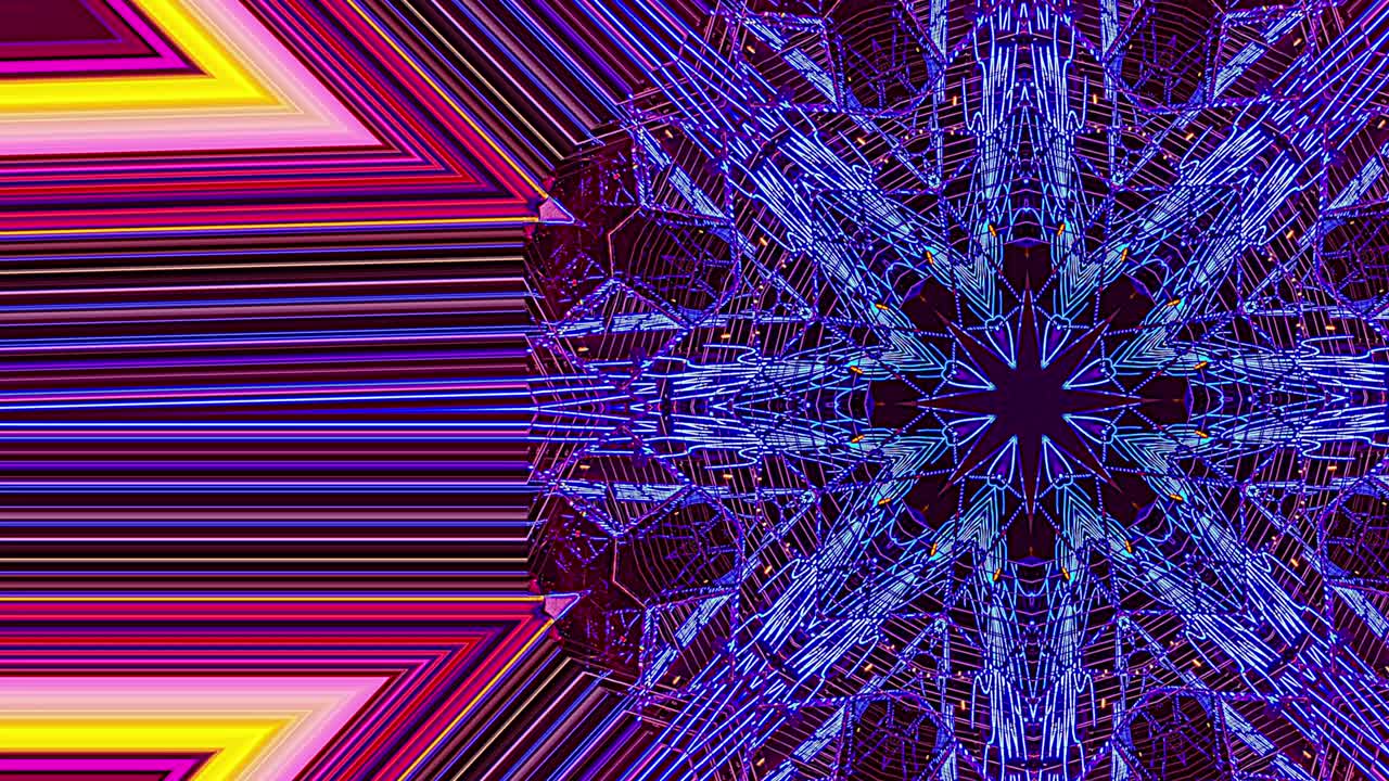 vj loops 3 - loops visuales de caleidoscopio hipnótico para conciertos, clubes nocturnos, videos musicales, eventos, espectáculos, moda, vacaciones, exposiciones, pantallas led, mapeo de proyección.