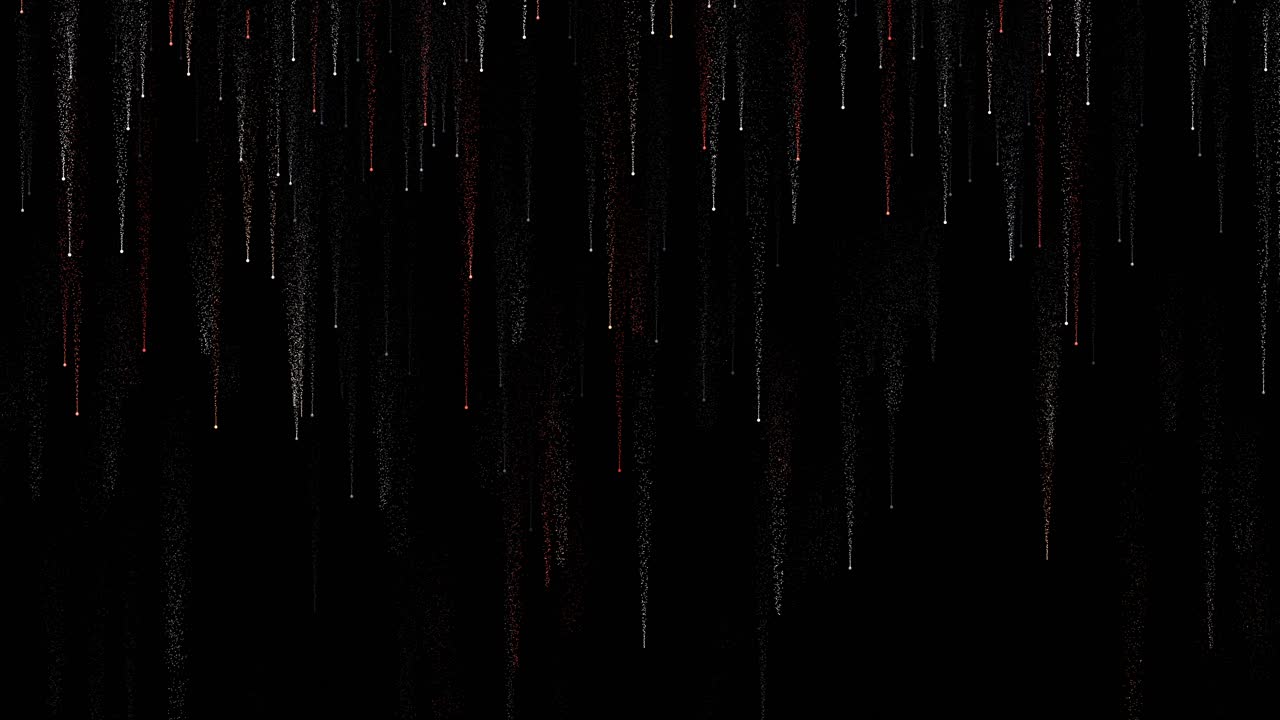 Abstract Colorful Particle Trails Seamlessly Looped