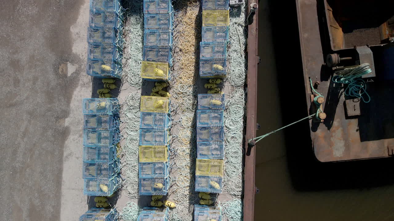 percé, québec, canada의 바닷가재 낚시 부두